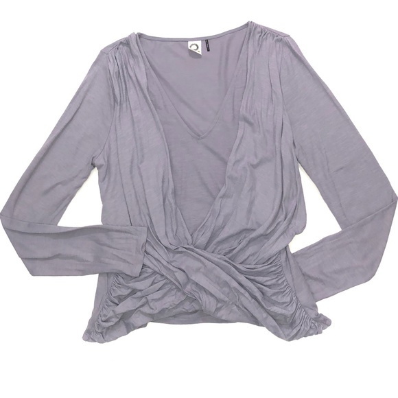 Anthropologie Akemi + Kim Faux Wrap Top - Picture 6 of 8